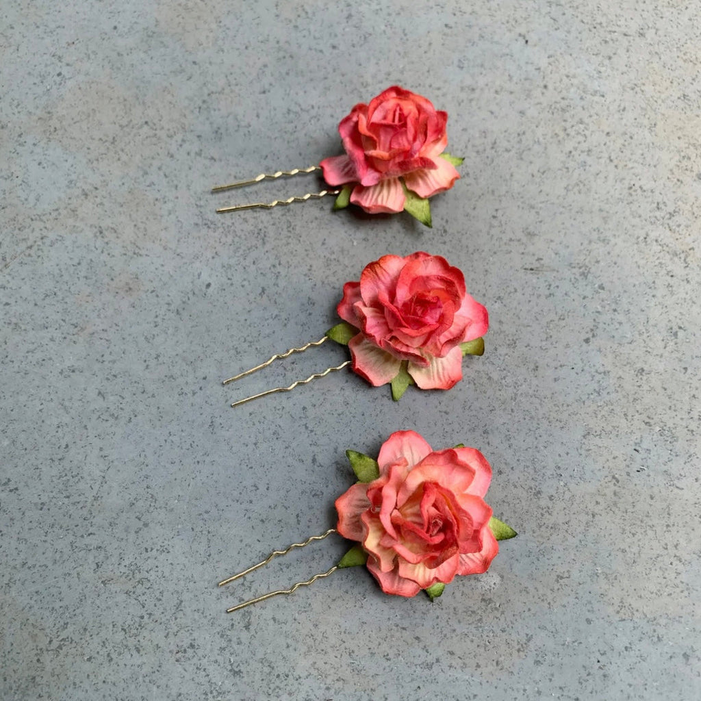 Rose Pins - Set of 3